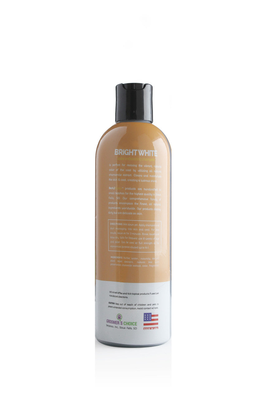 Bark2Basics Brighten White Dog Shampoo, 16 oz-Shampoo & Conditioner-Pet's Choice Supply