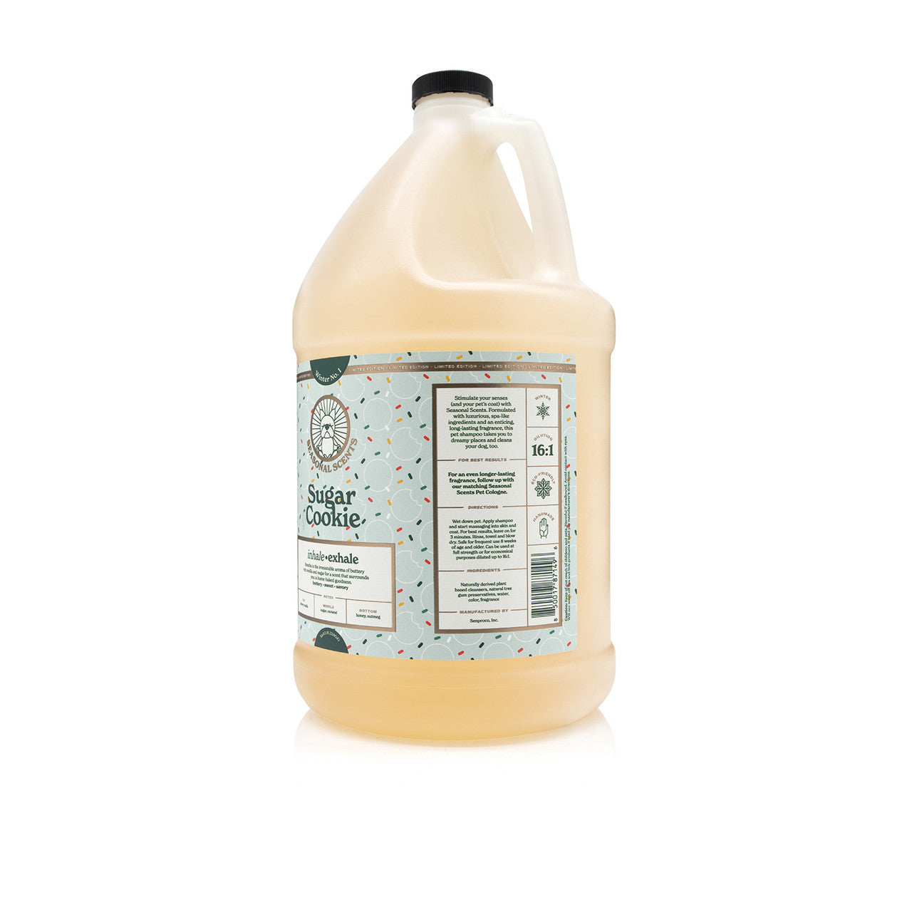 Seasonal Scents Sugar Cookie Shampoo, 1 Gallon-Shampoo & Conditioner-Pet's Choice Supply