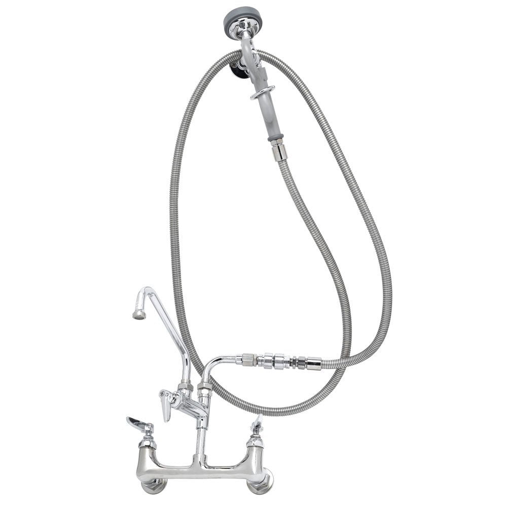 Deluxe Wall Mount Grooming Faucet 8″ Center w/Vacuum Breaker-Pet's Choice Supply