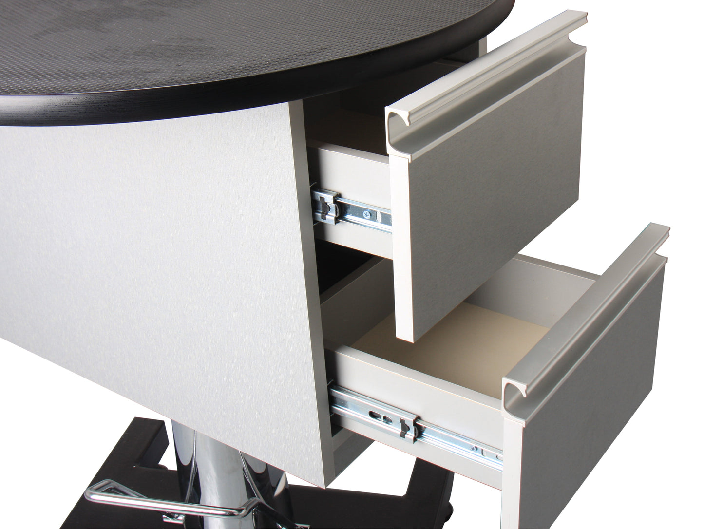 Aeolus Round Rotational Hydraulic Grooming Table with Cabinets-Grooming Tables-Pet's Choice Supply