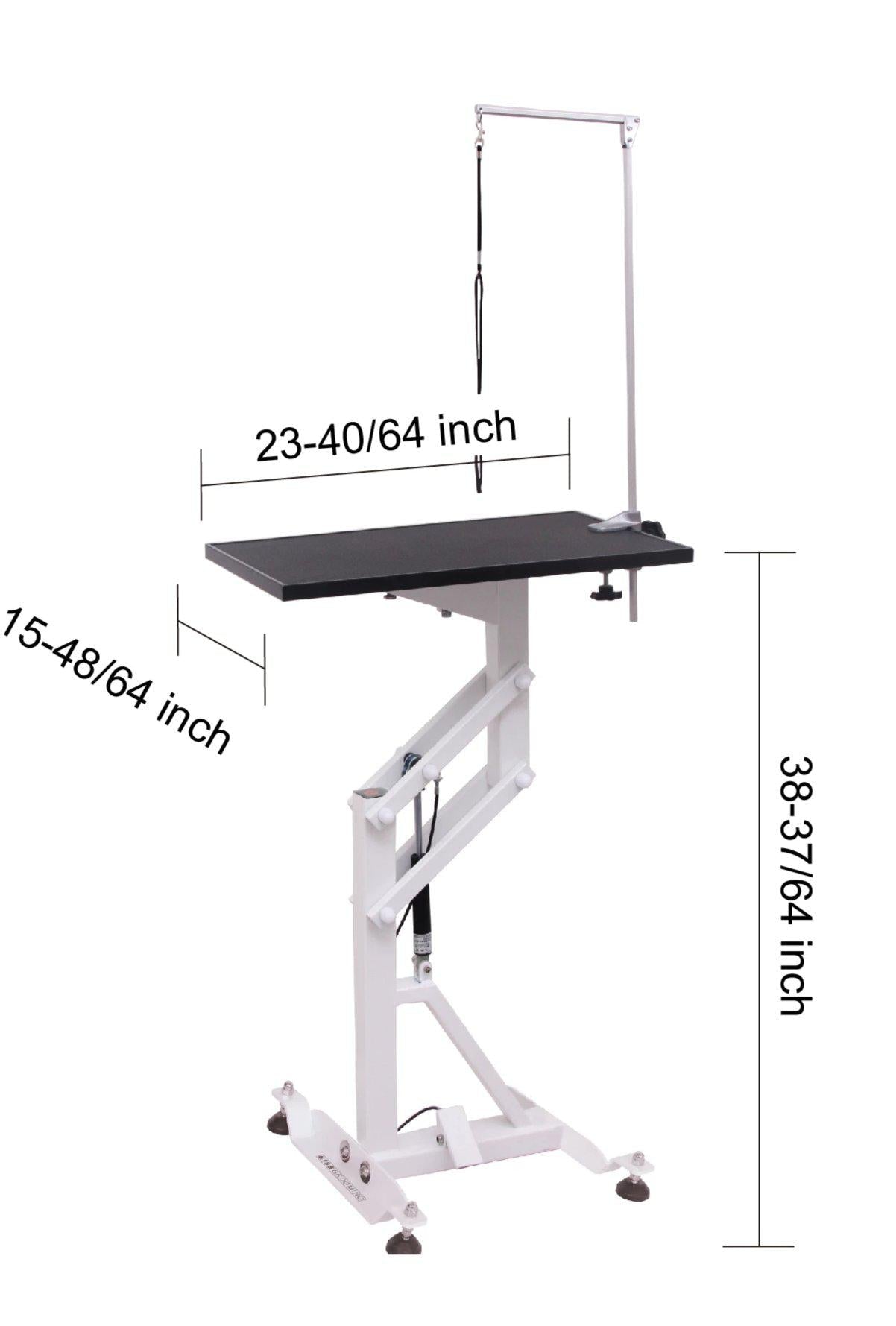 Aeolus Rectangular Air Spring Table with Rotational Top-Grooming Tables-Pet's Choice Supply