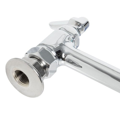 T&S 4" Deck Mount Faucet, Coiled Hose-Pet's Choice Supply