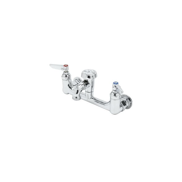 T&S 8" Wall Mount Faucet Base w/Vacuum Breaker-Pet's Choice Supply