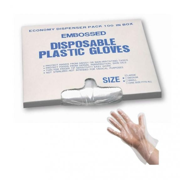 West Chester Clear Disposable Gloves-100PK-Pet's Choice Supply