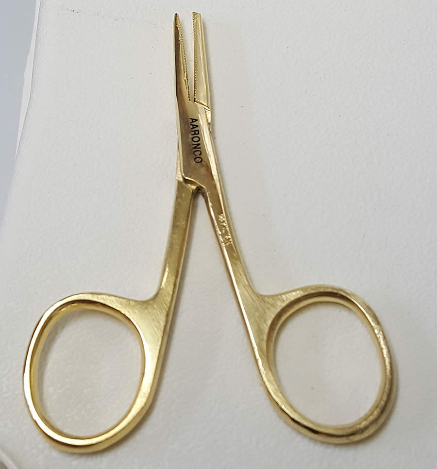 AAronco 3.5" No-lock Gold Ministat Ear Hair/Tick Remover-Pet's Choice Supply