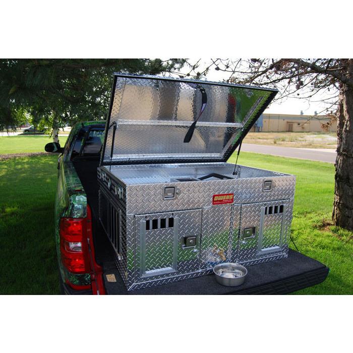 Owens All Seasons Aluminum Double Dog Box-Dog Box-Pet's Choice Supply