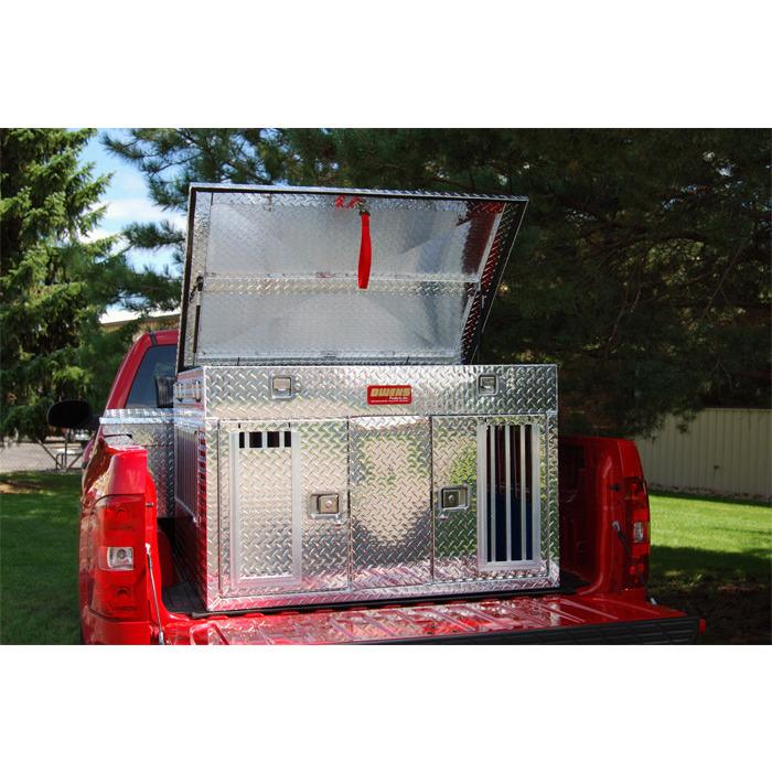 Owens All Seasons Aluminum Double Dog Box-Dog Box-Pet's Choice Supply