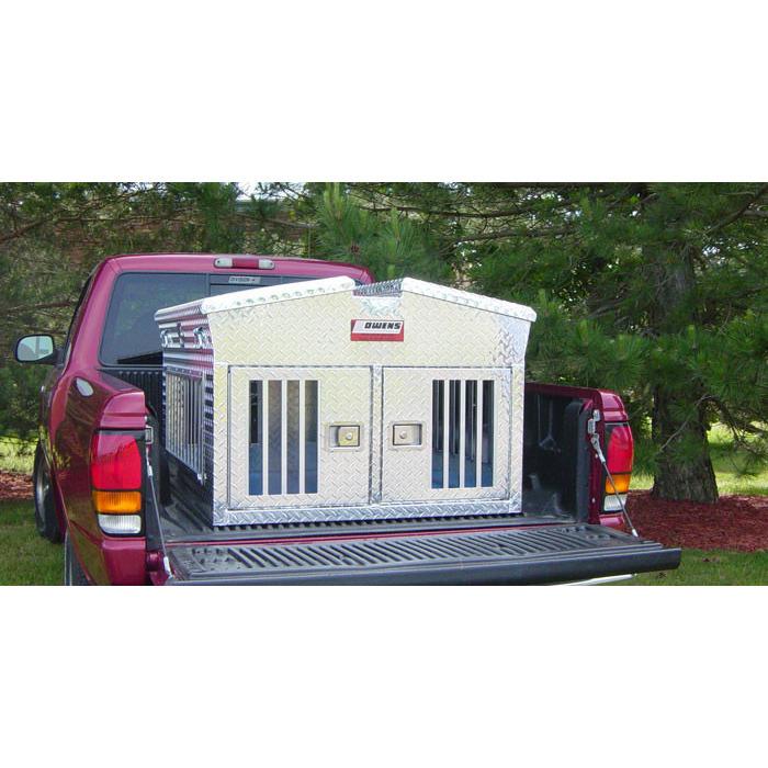 Owens All Seasons Aluminum Double Dog Box-Dog Box-Pet's Choice Supply
