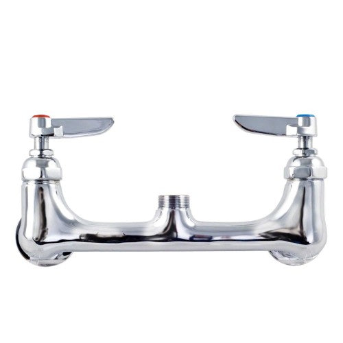 T&S 8" Wall Mounted Base Faucet w/Swivel Adapter-Pet's Choice Supply