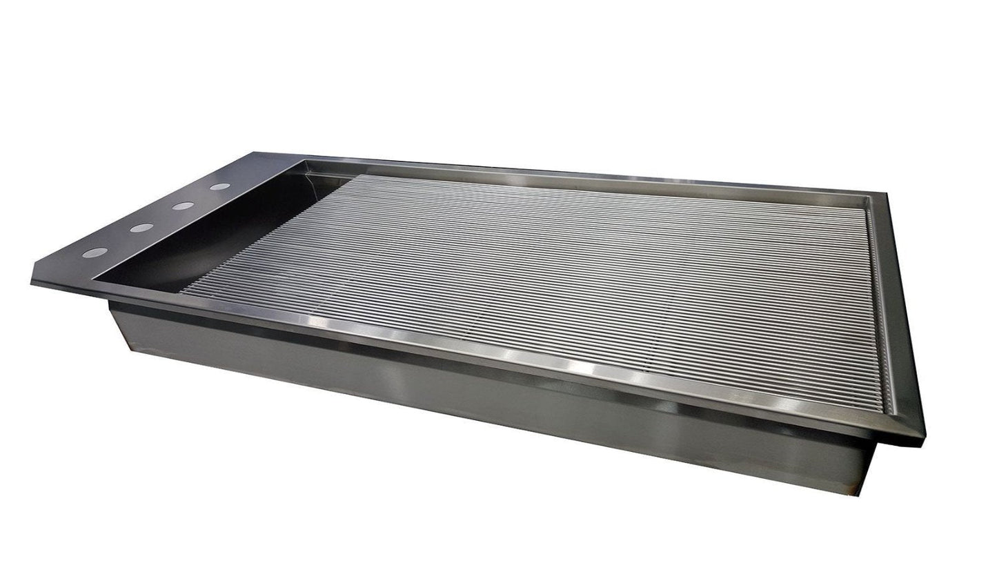 Veterinary Wet Table Drop In Liner With Prep Rack-Veterinary Tables-Pet's Choice Supply