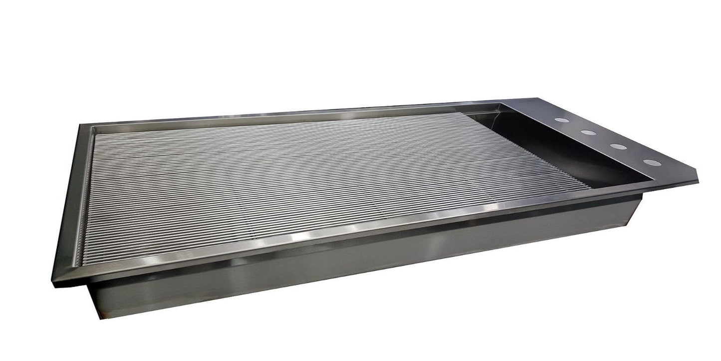 Veterinary Wet Table Drop In Liner With Prep Rack-Veterinary Tables-Pet's Choice Supply