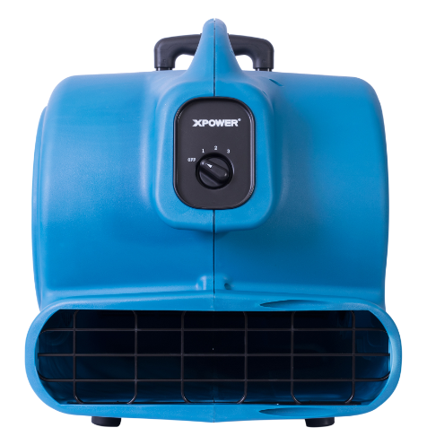 XPOWER P-800H 3/4 HP Air Mover with Telescopic Handle & Wheels