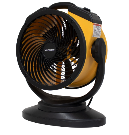 XPOWER FC-100S Multipurpose 11” Pro Air Circulator Utility Fan with Oscillating Feature