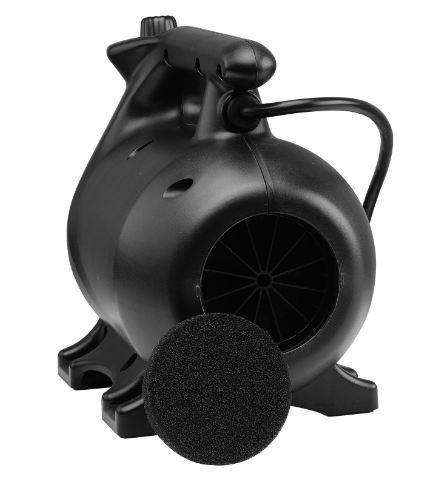 XPOWER A-12 Professional Car Dryer Blower w/2 heat settings and Mobile Dock w/caster wheels