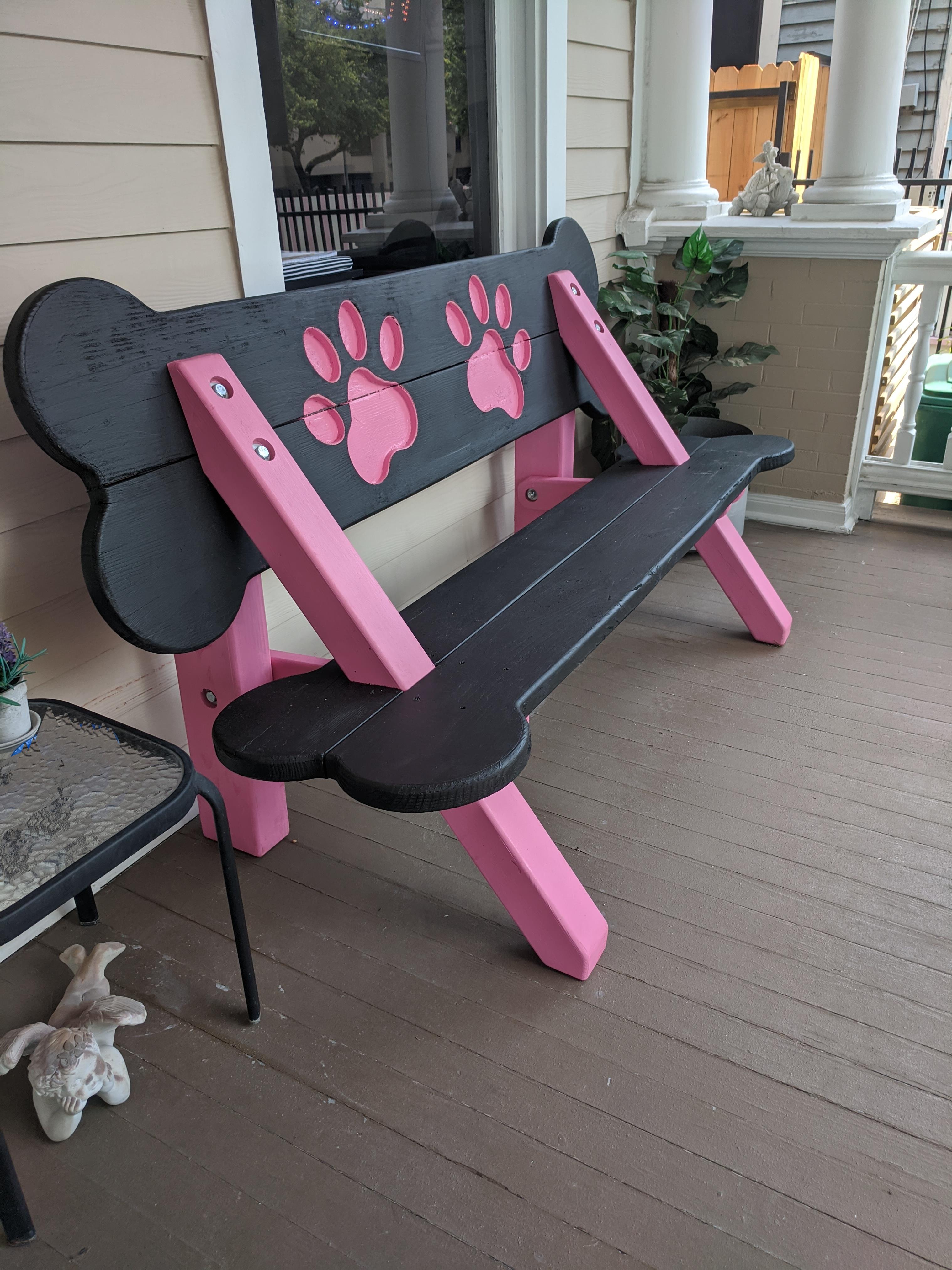 Puppy Scapes Bench