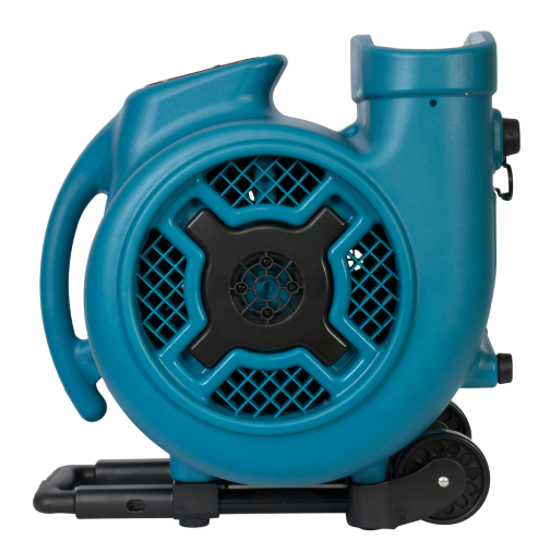 XPOWER X-830H 1 HP Air Mover w/ Telescopic Handle & Wheels