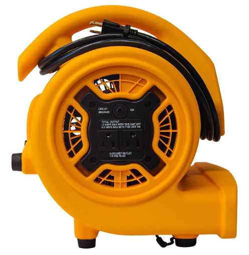 XPOWER P-130A Compact Air Mover with Daisy Chain