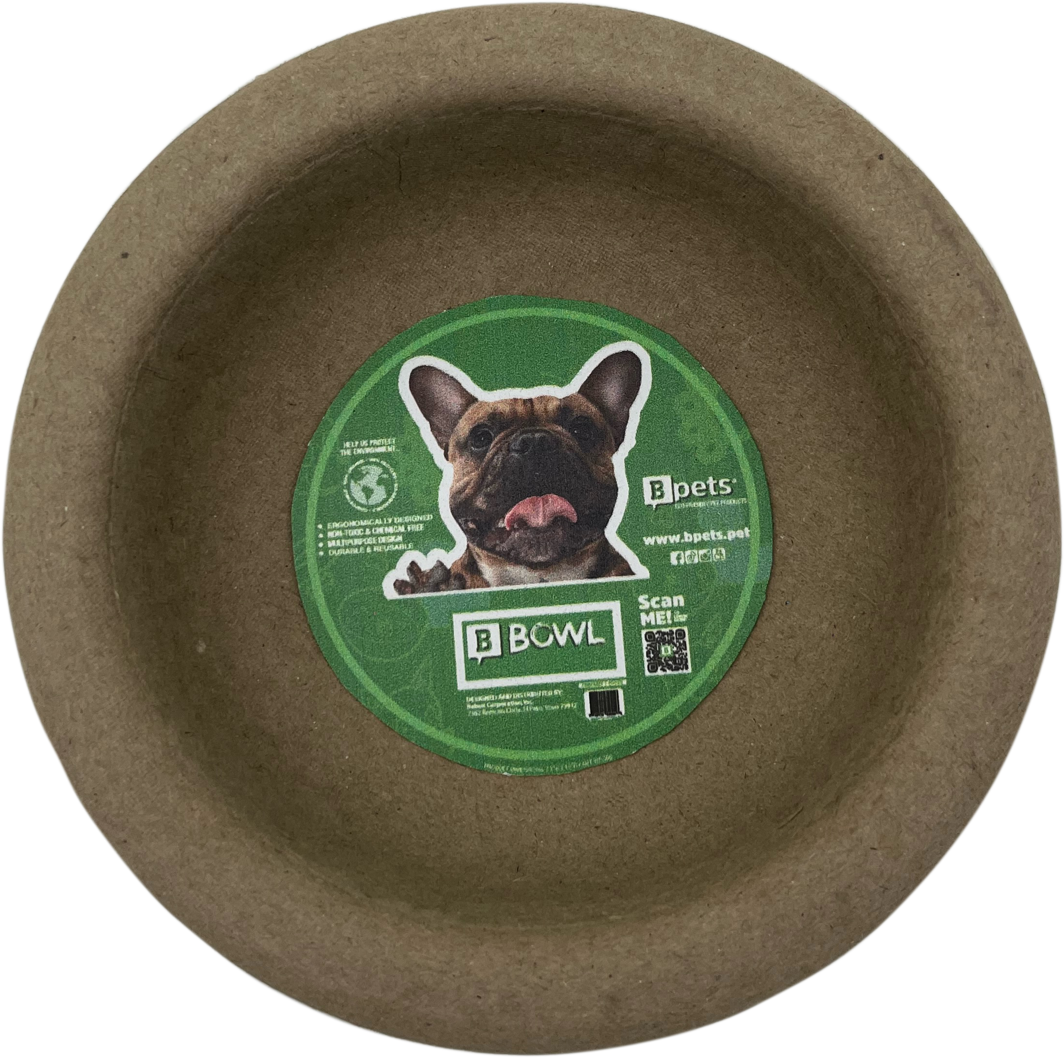 PetPro Dog Plate , Biodegradable, Cardboard for dry meals