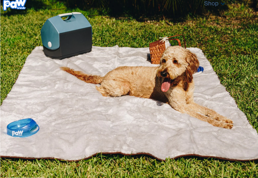 Paw Brands PupProtector™ Cool Comfort Waterproof Throw Blanket