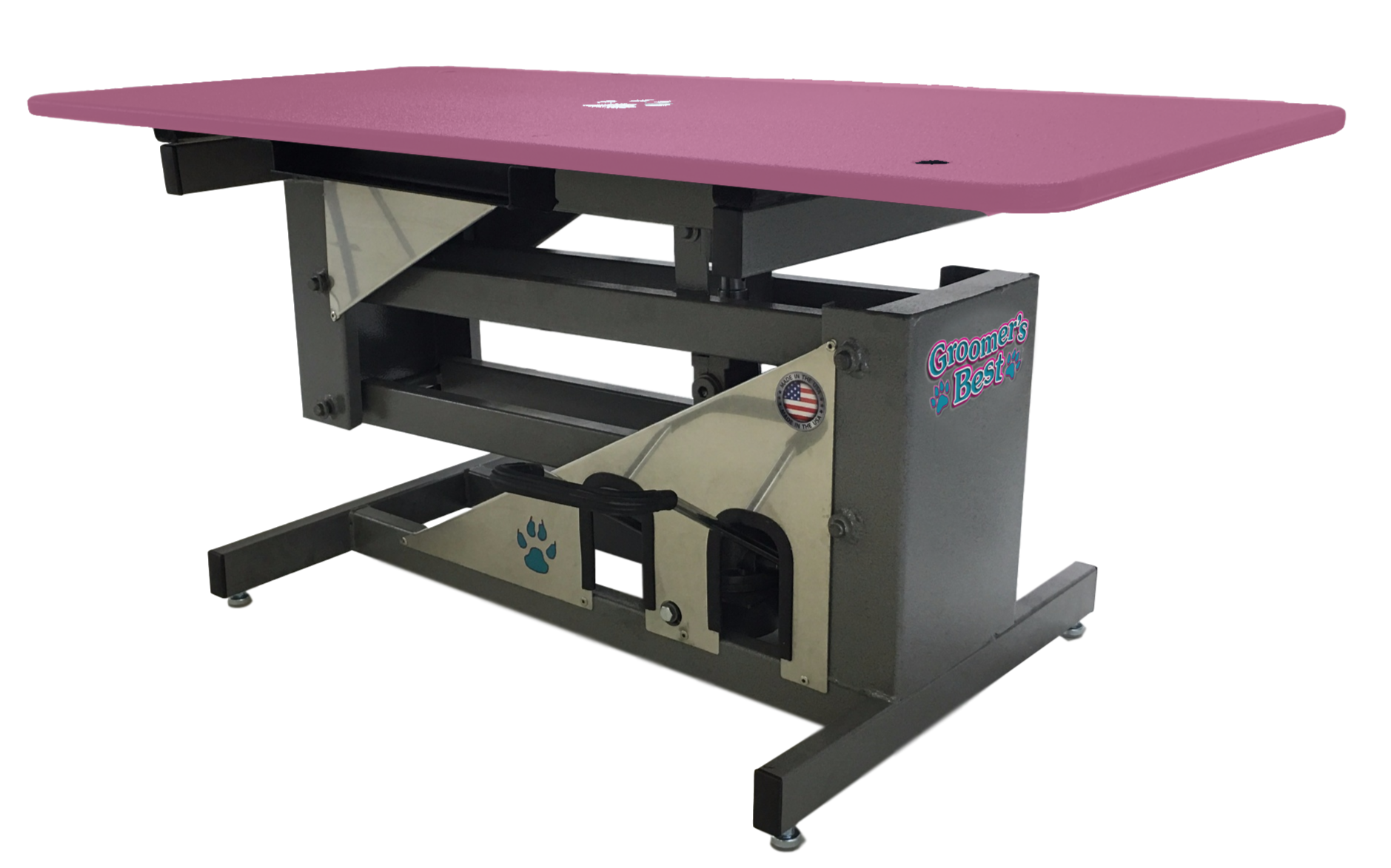 Groomer's Best Hydraulic Grooming Table with Foot Pump