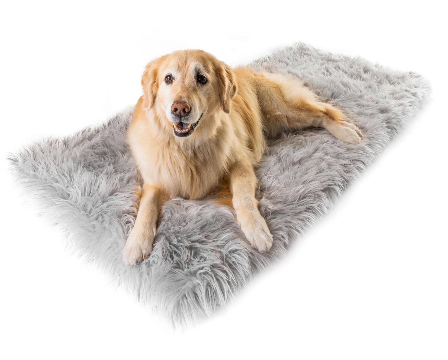 Paw Brands PupRug™ Runner Faux Fur Memory Foam Dog Bed