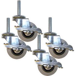 Groomer's Best Lockable Casters - Set of 4 Locking Caster Wheels