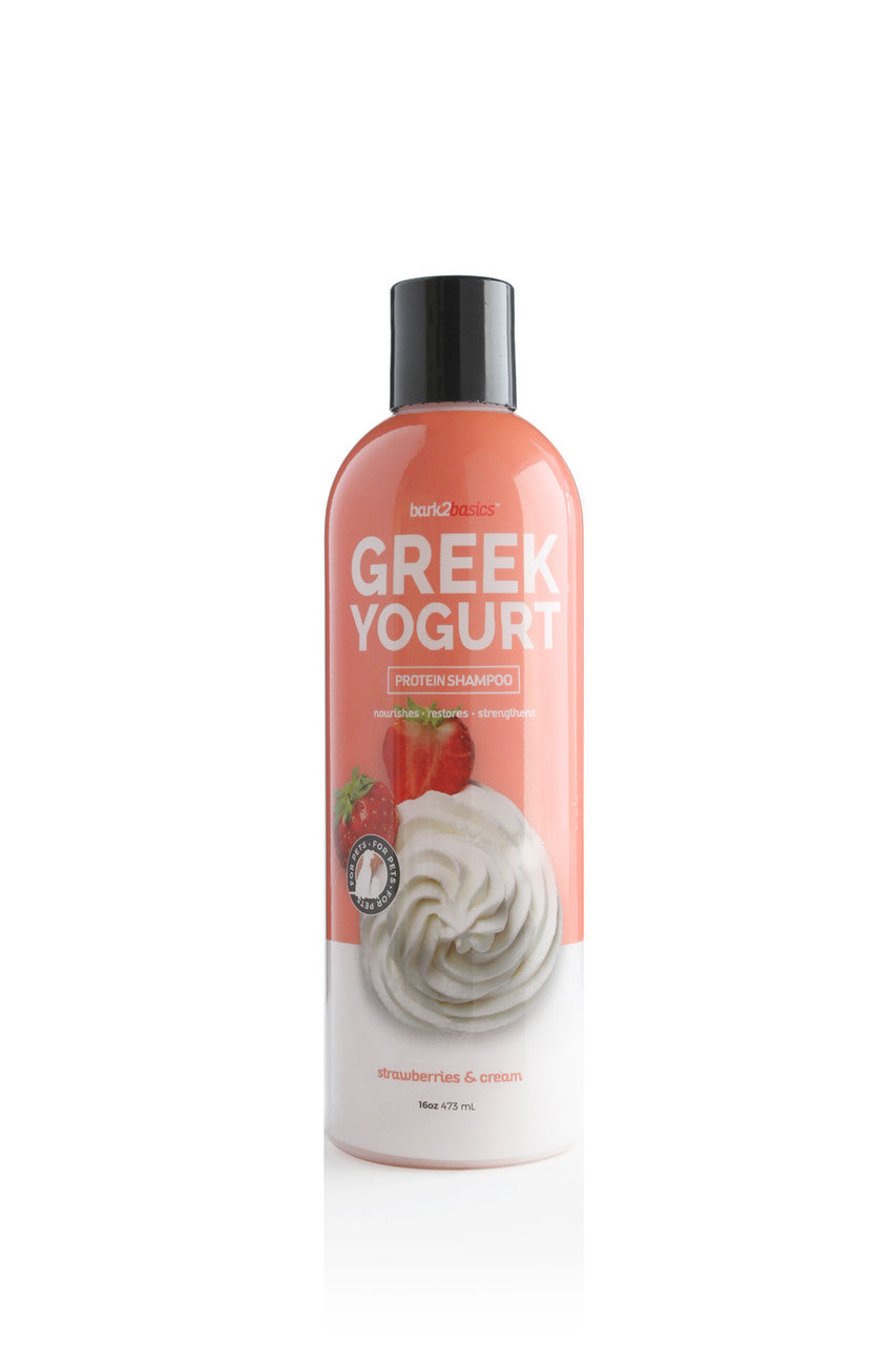 Bark2Basics Strawberries and Cream Greek Yogurt Dog Shampoo-Shampoo & Conditioner-Pet's Choice Supply