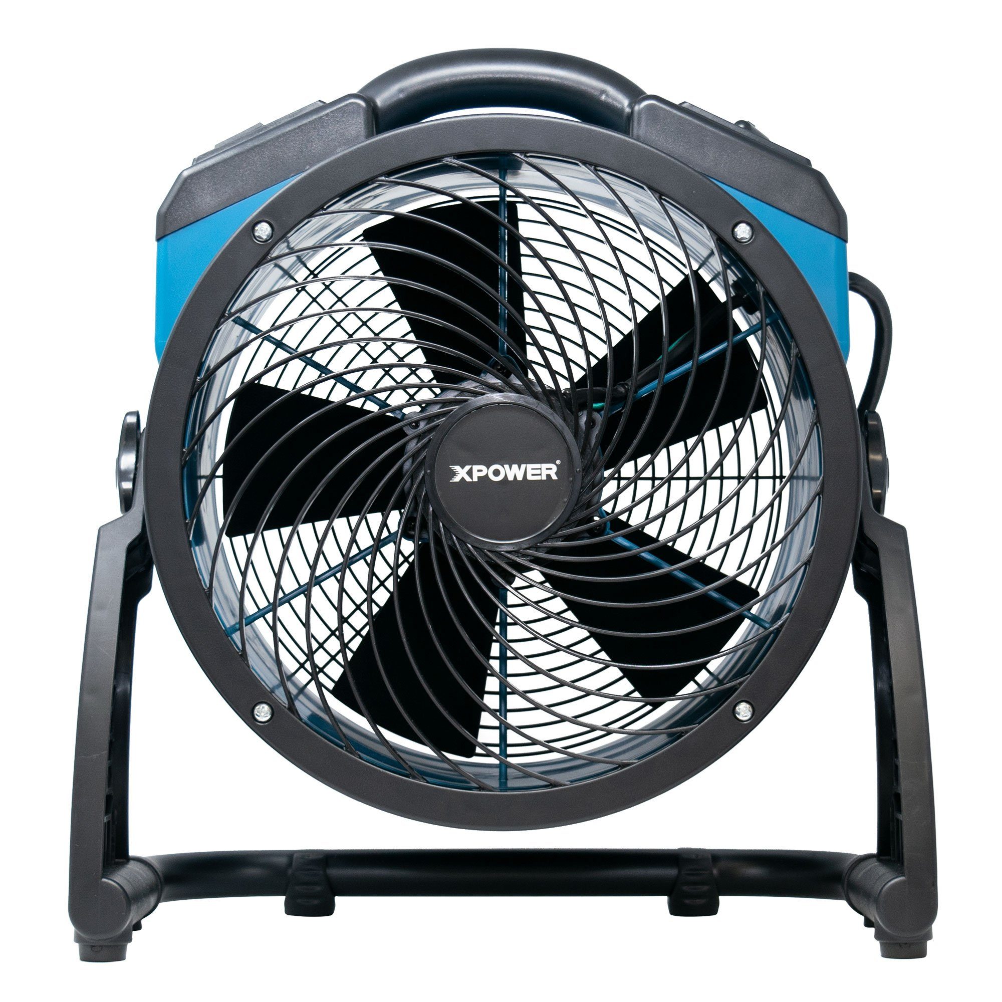 XPOWER FC-250AD Pro 13” Brushless DC Motor Air Circulator Utility Fan with Power Outlets