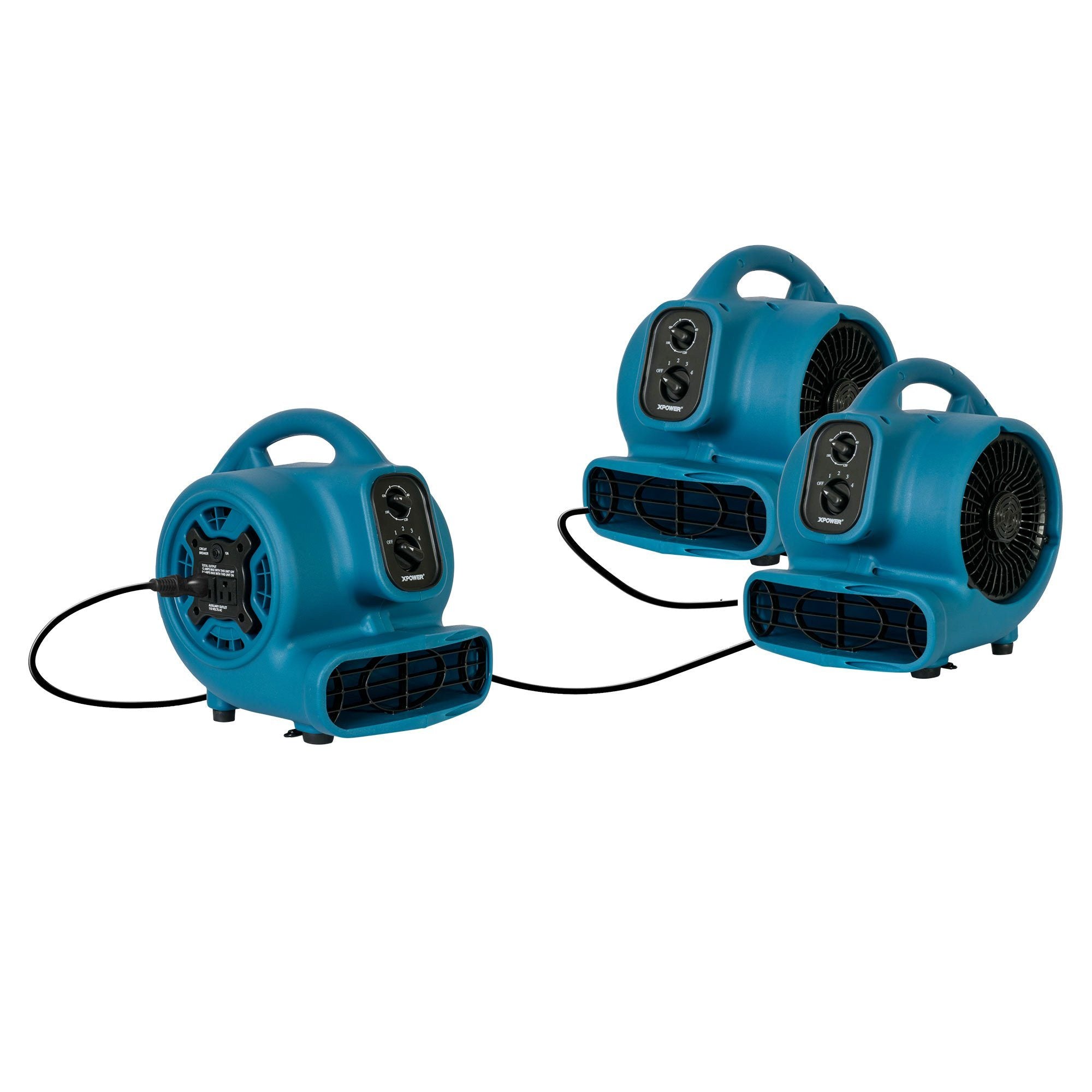 XPOWER Freshen Aire P-260AT 1/5 HP 4 Speed Scented Air Mover with Daisy Chain