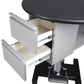 Aeolus Round Rotational Hydraulic Grooming Table with Cabinets-Grooming Tables-Pet's Choice Supply