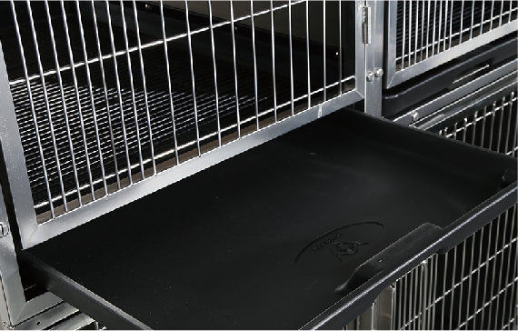 Aeolus Stainless Steel Cage Bank (KA-505-201)-Cage Banks-Pet's Choice Supply