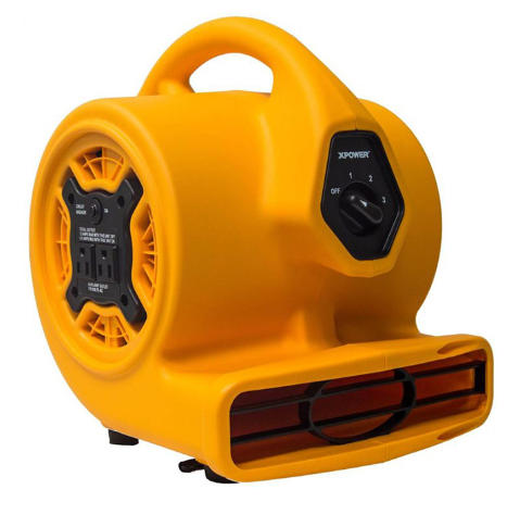 XPOWER P-130A Compact Air Mover with Daisy Chain-Air Mover-Pet's Choice Supply