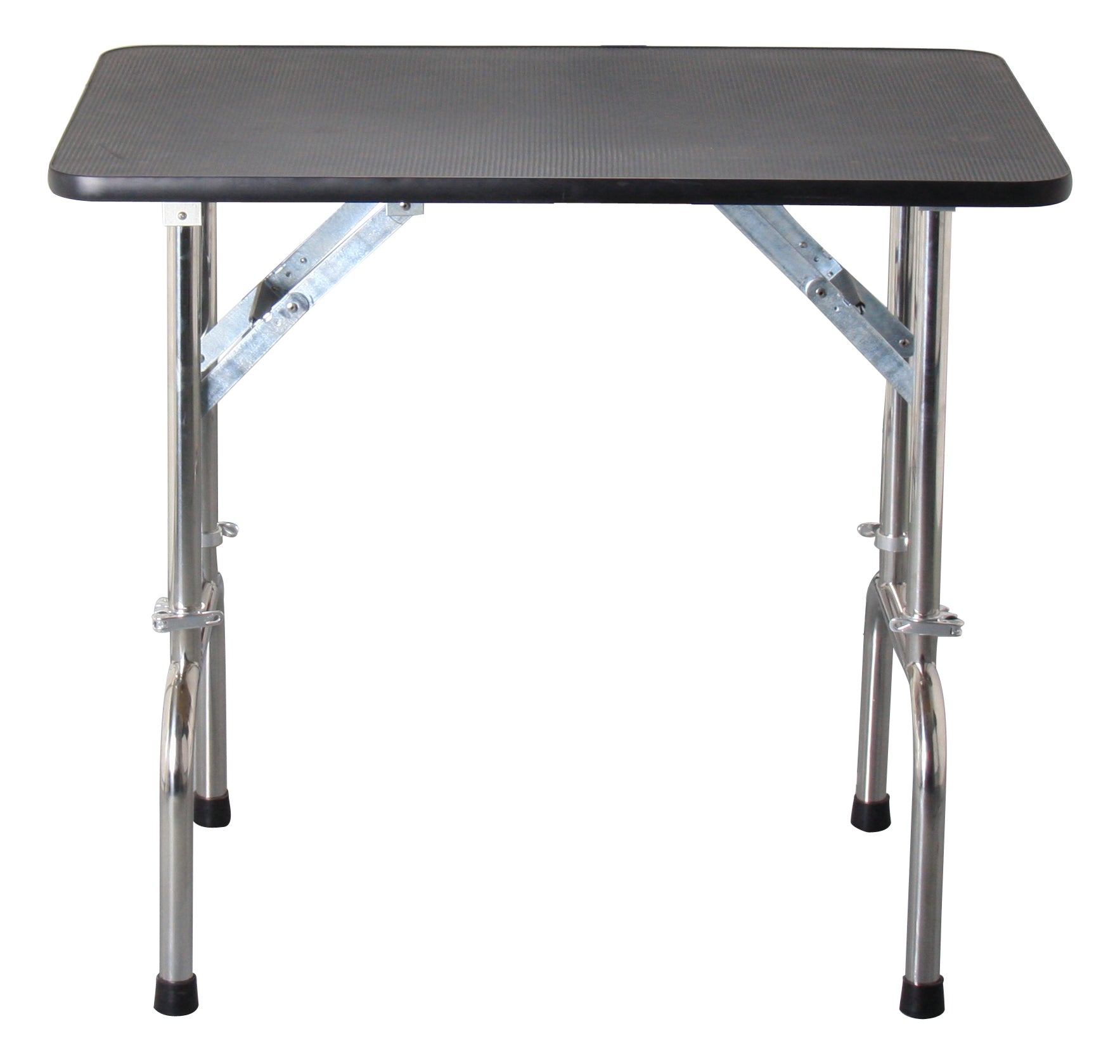 Adjustable height clearance dog grooming table