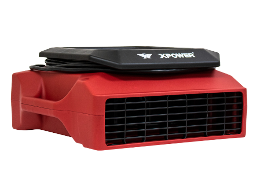 XPOWER P-630HC 1/2 HP Air Mover with Telescopic Handle & Wheels & Carpet Clamp