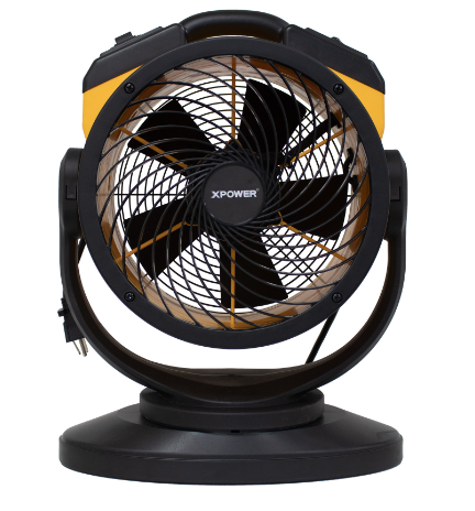 XPOWER FC-100S Multipurpose 11” Pro Air Circulator Utility Fan with Oscillating Feature
