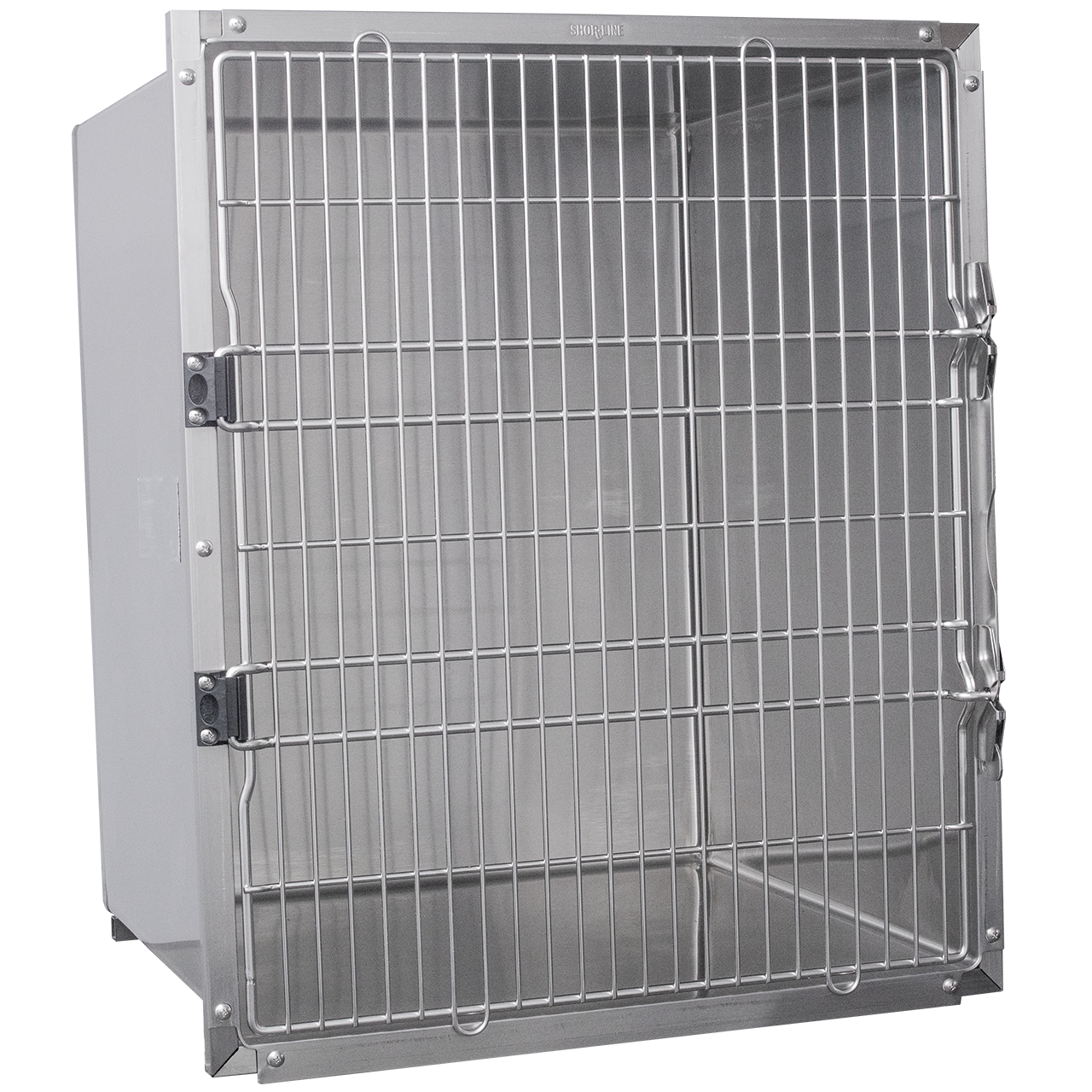 Shor-Line Stainless Steel Single Cage, 30"W X 36"H-Grooming Cage Bank-Pet's Choice Supply