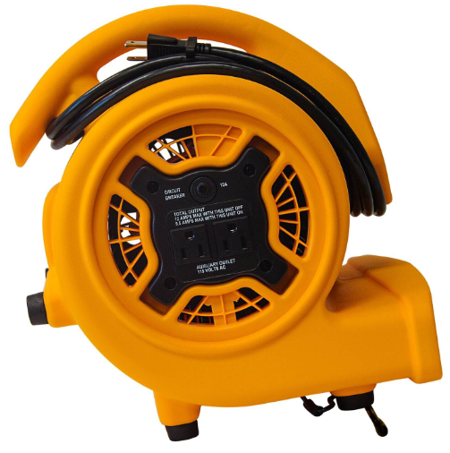 XPOWER P-130A Compact Air Mover with Daisy Chain