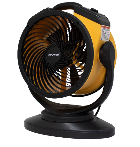 XPOWER FC-100S Multipurpose 11” Pro Air Circulator Utility Fan with Oscillating Feature-Air Circulator-Pet's Choice Supply
