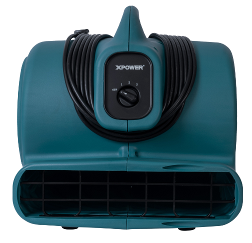 XPOWER P-630 1/2 HP 2980 CFM 3 Speed Air Mover, Carpet Dryer, Floor Fan, Blower