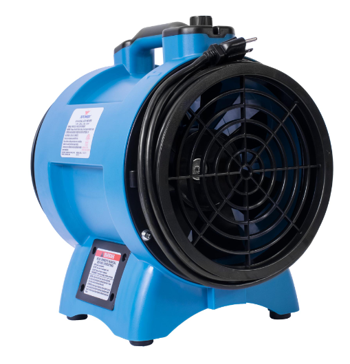 XPOWER X-8 Industrial Confined Space Fan (1/3 HP)-Air Mover-Pet's Choice Supply