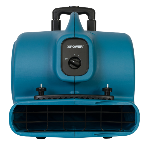 XPOWER P-630HC 1/2 HP Air Mover w/ Telescopic Handle & Wheels & Carpet Clamp-Air Mover-Pet's Choice Supply