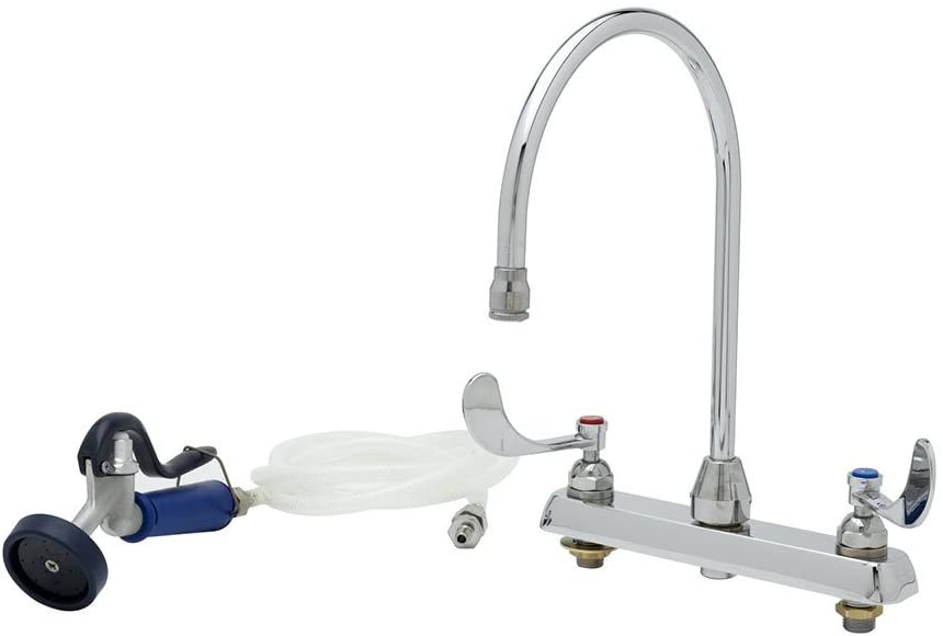 Deluxe Gooseneck Faucet 8″ Center-Tub Accessories-Pet's Choice Supply