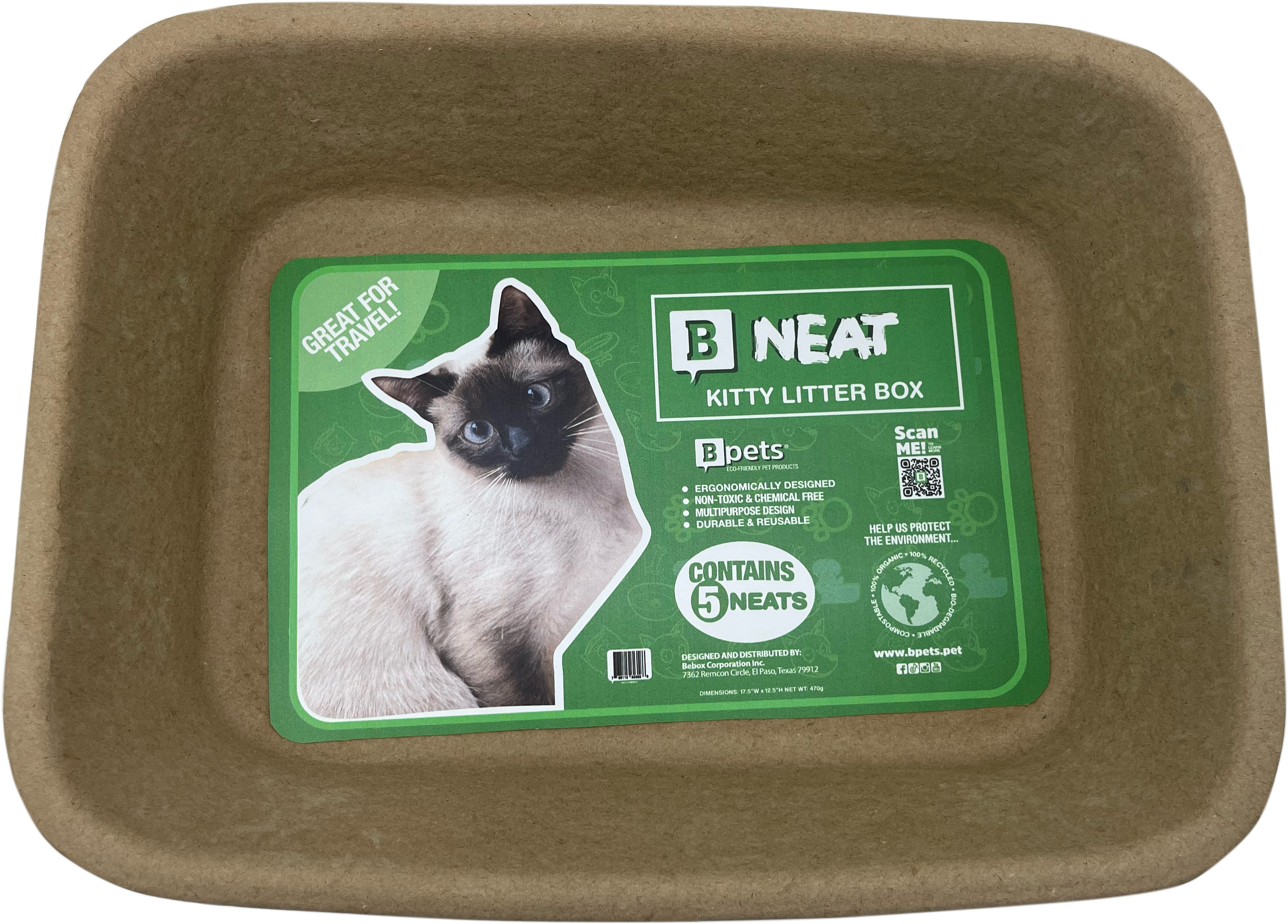 B Neat - Kitty Litter box-Pet's Choice Supply