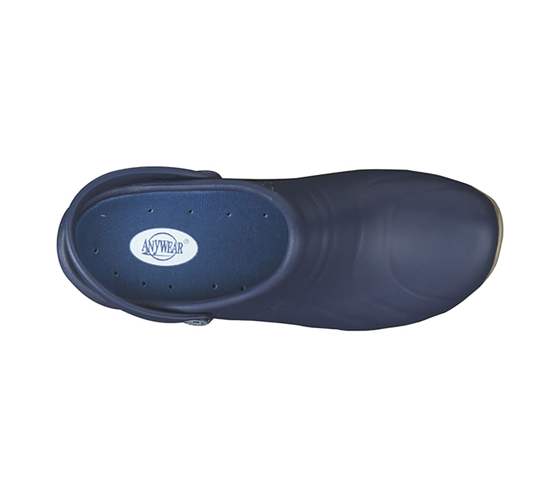 Anywear Zone Injected Clogs, Navy, Size 7-Pet's Choice Supply