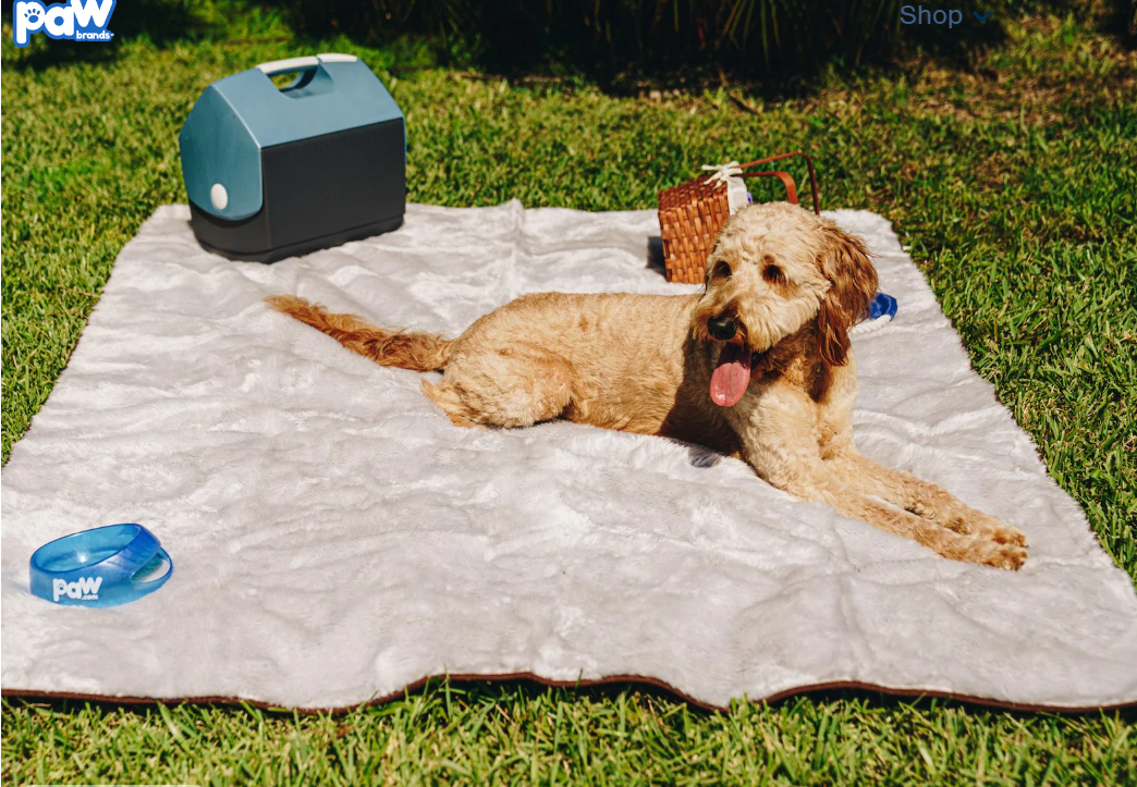 Paw Brands PupProtector™ Cool Comfort Waterproof Throw Blanket-Dog Blankets-Pet's Choice Supply