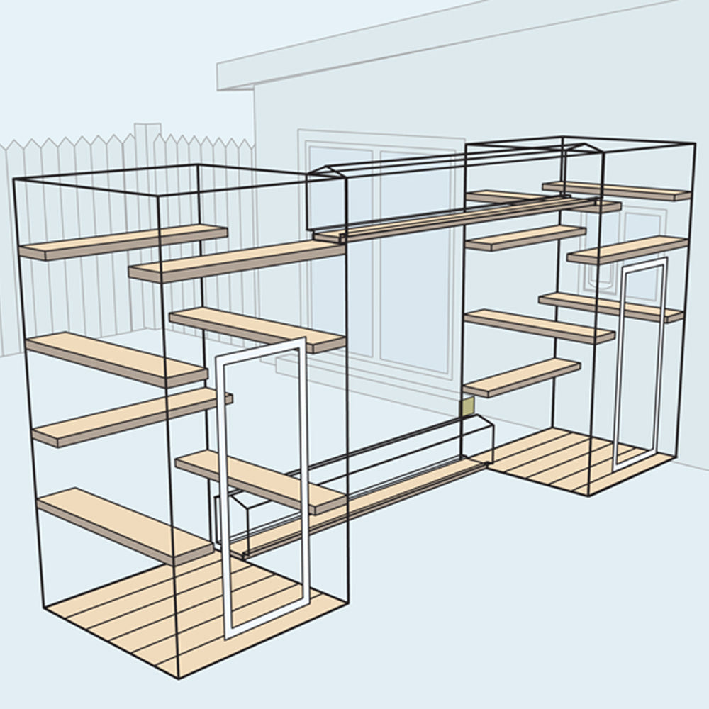 Habitat Haven Pre-Designed Catio for Cats Kits - Home Away From Home