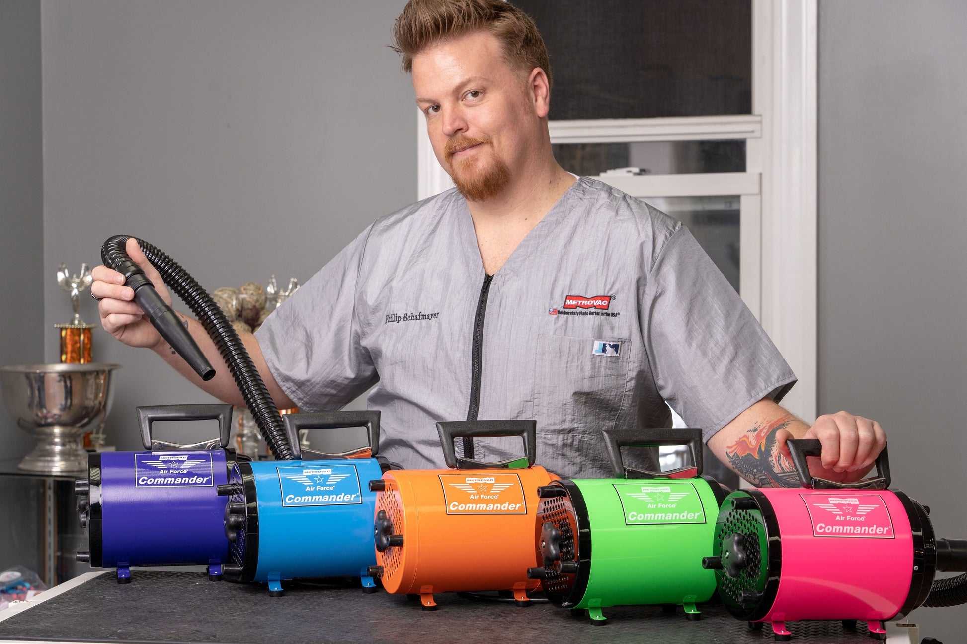 Metrovac Air Force Commander Multi-Speed Dog & Pet Dryer-Dryers-Pet's Choice Supply