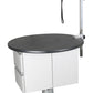Aeolus Round Rotational Hydraulic Grooming Table with Cabinets-Grooming Tables-Pet's Choice Supply
