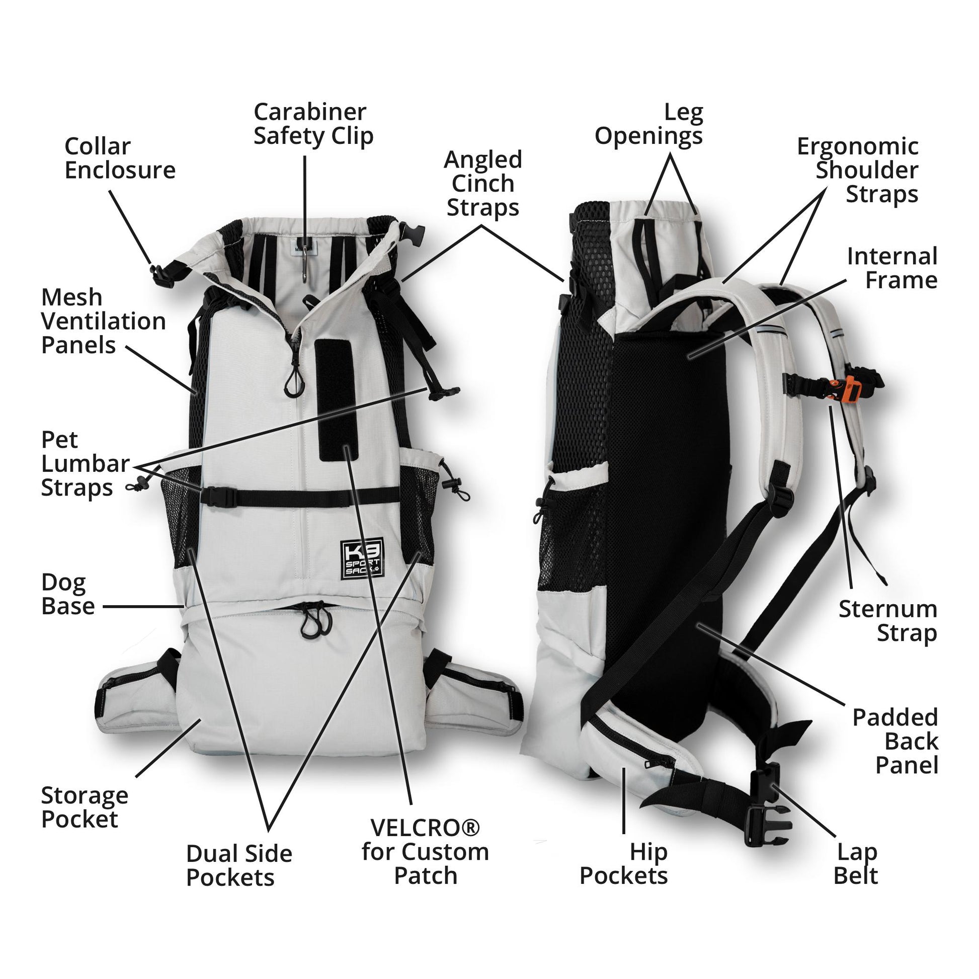 K9 Sport Sack Knavigate-Backpack-Pet's Choice Supply