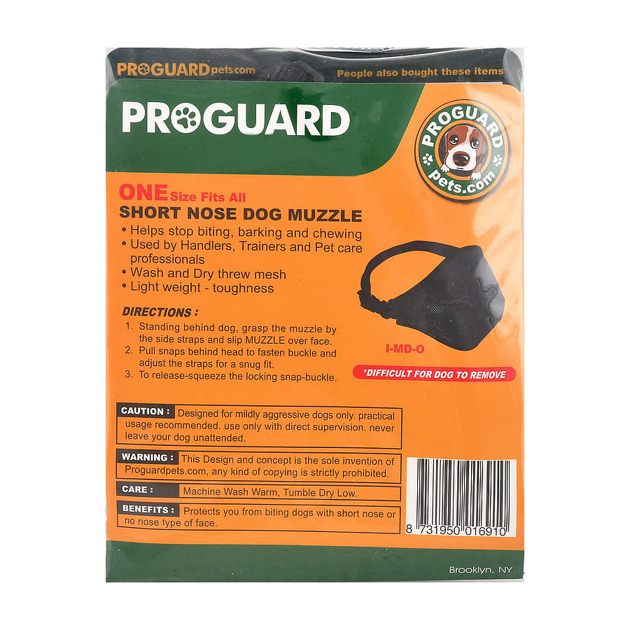 ProGuard Short Nose Dog Muzzle-Pet's Choice Supply